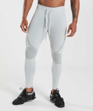 Gymshark 315 Seamless Tights Korte Broek Lichtgrijs Grijs | WSMG24785