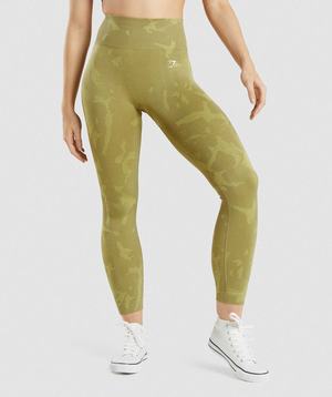 Gymshark Adapt Camo Seamless Leggings Groen | VLNE50187