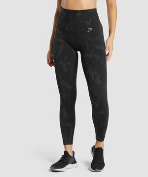 Gymshark Adapt Camo Seamless Leggings Zwart | LOSV20316