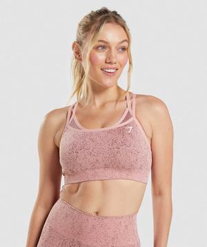 Gymshark Adapt Fleck Seamless Sport Bh Roze | TBUN24078