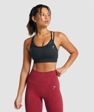 Gymshark Adapt Fleck Seamless Sport Bh Zwart | VUTI89405