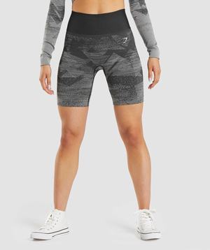 Gymshark Adapt Ombre Seamless Korte Broek Zwart | HBIE32168