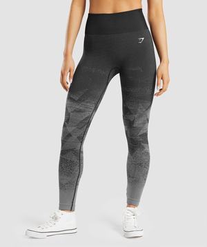 Gymshark Adapt Ombre Seamless Leggings Zwart | MGTD09812