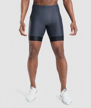 Gymshark Apex Multi Korte Broek Zwart Grijs Zwart | ITDW81720