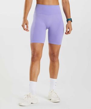 Gymshark Apex Seamless Korte Broek Paars Paars | VGUK07128