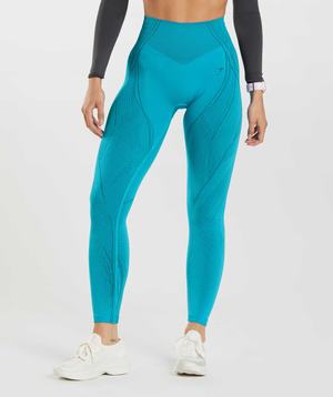 Gymshark Apex Seamless Leggings Donkergrijs Blauw Blauw | ILVB15947