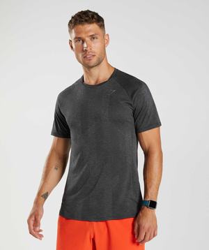 Gymshark Apex T-shirts Zwart Grijs | RFUN87401