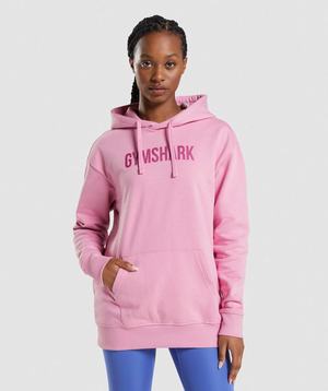 Gymshark Apollo Oversized Pullover Roze | SOMZ61572