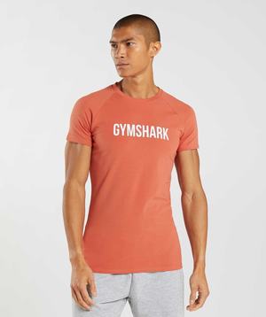 Gymshark Apollo T-shirts Rood | GJAW49623