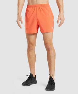 Gymshark Arrival 5" Korte Broek Oranje | DQBM82731