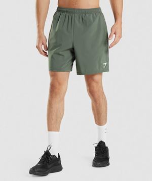 Gymshark Arrival 7" Korte Broek Groen | XLJS40189