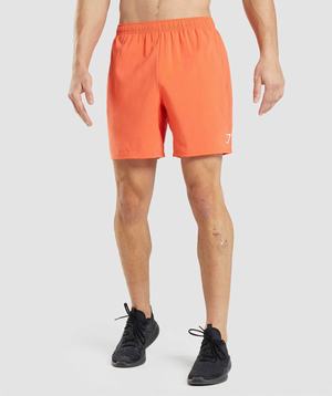 Gymshark Arrival Korte Broek Oranje | BLNX74231