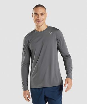 Gymshark Arrival Long Sleeve T-shirts Grijs | LYJB94705