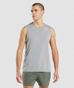 Gymshark Arrival Seamless Tanktop Grijs | WVXQ80645