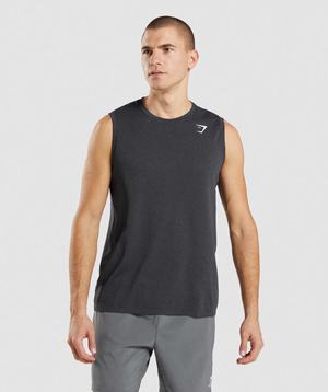 Gymshark Arrival Seamless Tanktop Zwart | XQCN46517