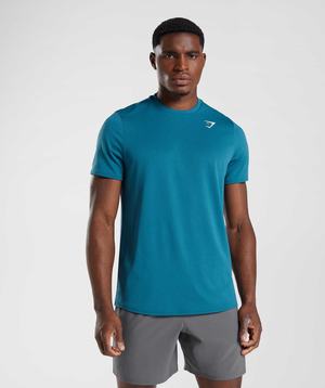 Gymshark Arrival T-shirts Blauw | WFIY28973