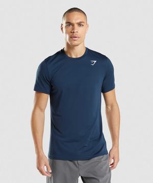 Gymshark Arrival T-shirts Donkerblauw | JTCU57193