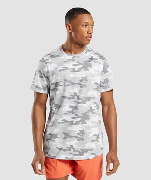 Gymshark Arrival T-shirts Lichtgrijs | IHSB23857