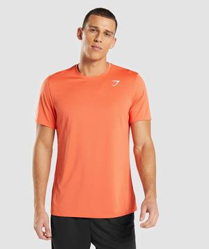 Gymshark Arrival T-shirts Oranje | LFKY14029