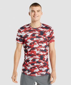 Gymshark Arrival T-shirts Rood | IFVR67829