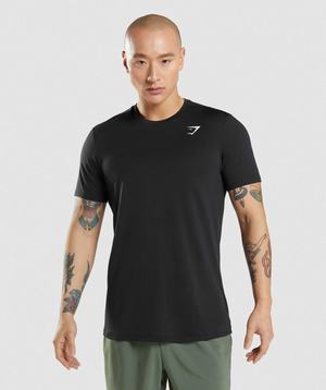 Gymshark Arrival T-shirts Zwart | MYBD80642