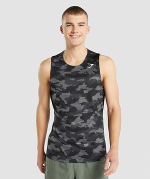 Gymshark Arrival Tanktop Grijs | UYDT19563