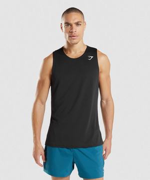 Gymshark Arrival Tanktop Zwart | TMFV30916