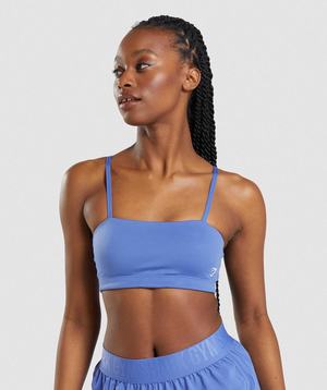 Gymshark Bandeau Sport Bh Blauw | VHJP65123