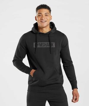 Gymshark Block Hoodie Zwart | XIPH16379