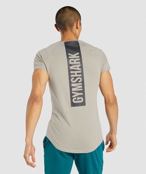 Gymshark Bold T-shirts Grijs | LRDI37964