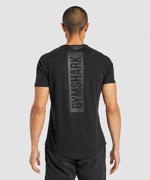 Gymshark Bold T-shirts Zwart | IKSC42581