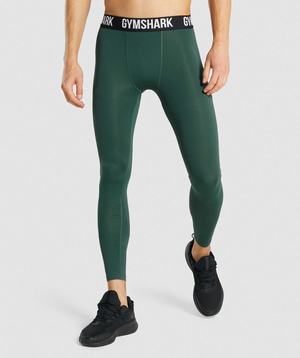 Gymshark Element Baselayer Joggingbroeken Donkergroen | LECZ89126