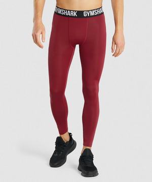 Gymshark Element Baselayer Joggingbroeken Bordeaux | RCKU40572