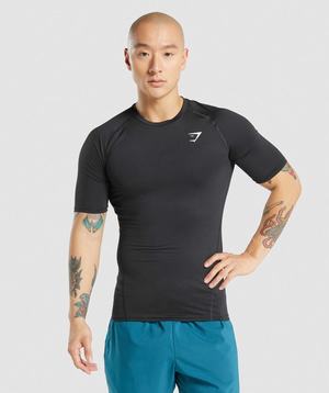 Gymshark Element Baselayer Korte Broek Zwart | EAGR87319