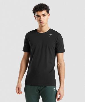 Gymshark Essential T-shirts Zwart | ZGQS34697