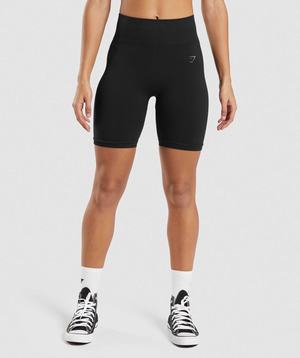 Gymshark Flex Cycling Korte Broek Zwart | XTFR98672