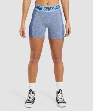 Gymshark Flex Korte Broek Blauw | JTKZ52360