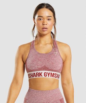 Gymshark Flex Sport Bh Bordeaux | CVMW07569