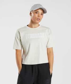 Gymshark GS10 Year Midi Topjes Grijs | NGFT91572