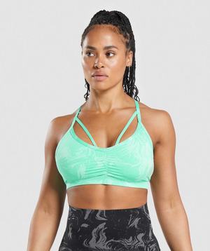 Gymshark GS Power Sport Bh Lichtturquoise | WKGI57062