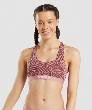 Gymshark Katoenen Bralette Ondergoed Roze | TZMR80792