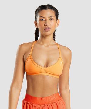 Gymshark Minimal Sport Bh Abrikoos Oranje | GEKA79123