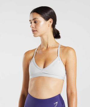 Gymshark Minimal Sport Bh Lichtgrijs | SXOJ16075