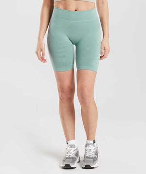 Gymshark Pause Seamless Cycling Korte Broek Blauw | SNDW15493