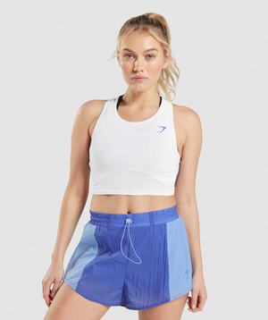 Gymshark Pulse Crop Tanktop Wit | EBNP67801