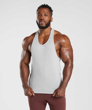 Gymshark React Gilet Lichtgrijs | RJAK03187