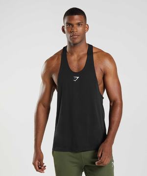 Gymshark React Gilet Zwart | WZUP18546