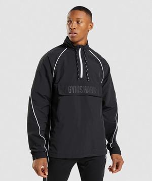 Gymshark Recess Lichtgewicht Jassen Zwart Wit | BYJI16547