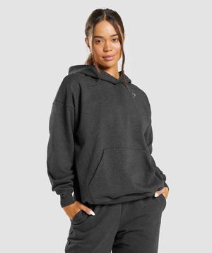 Gymshark Rest Day Sweats Hoodie Zwart | KMFC83469