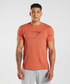 Gymshark Sharkhead Infill T-shirts Rood | QAJW40927